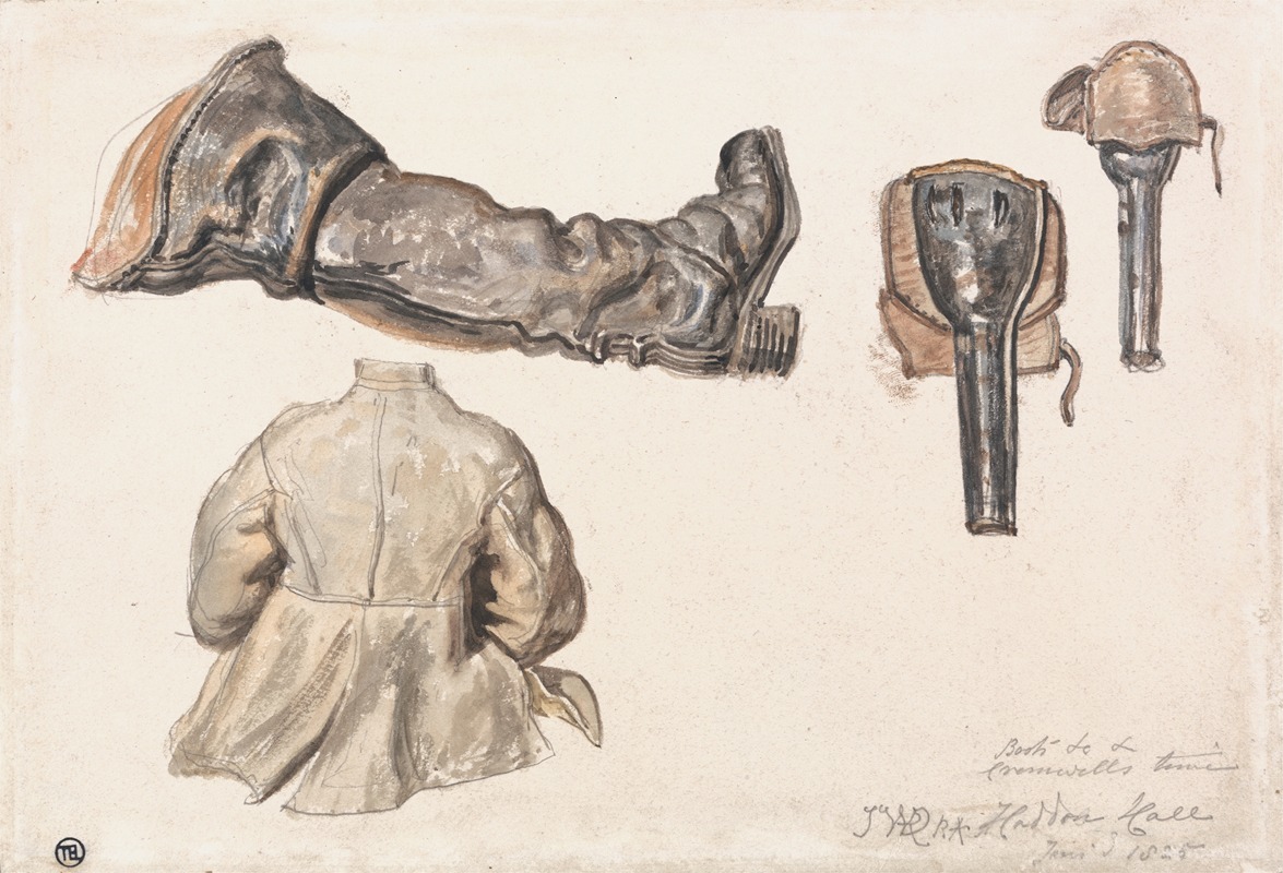 Boots, Etc. Cromwell's Time, Haddon Hall by Джеймс Уорд, 1825 — digital art print download