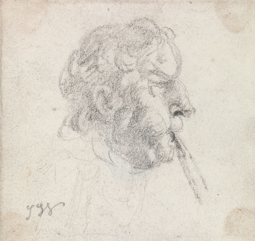 Head of a Man Blowing a Pipe — Джеймс Уорд