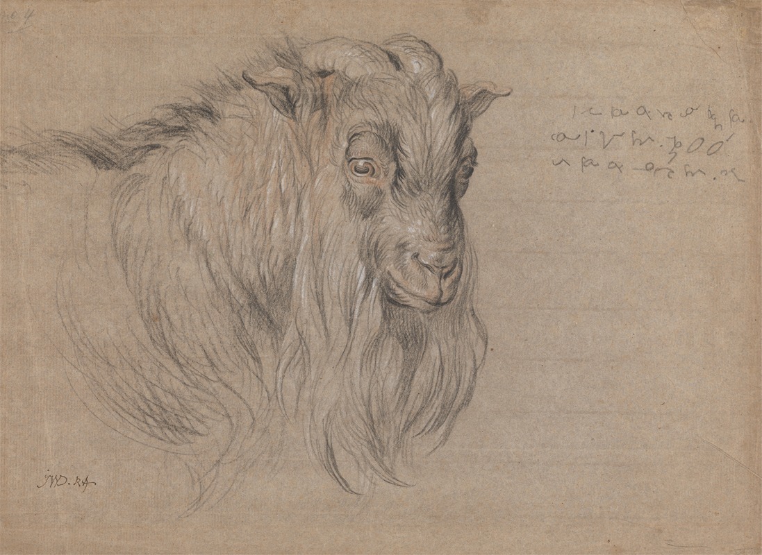 Study of the Head of a Ram — James Ward