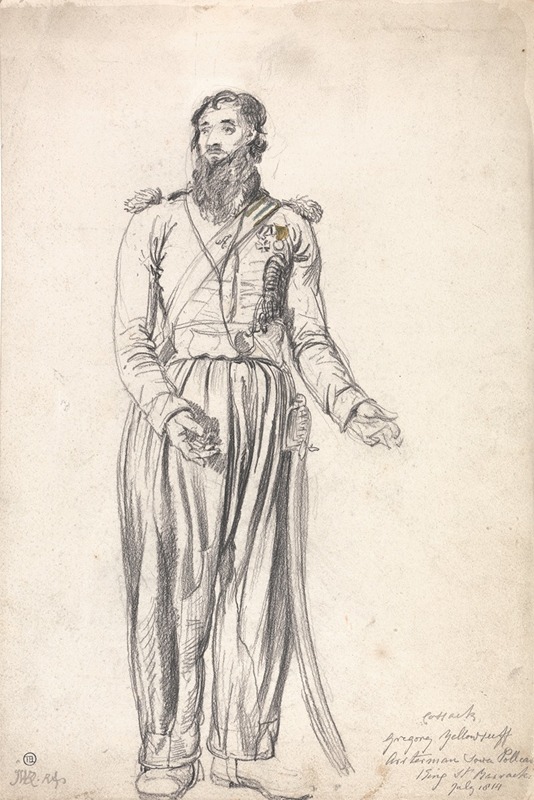 The Cossack, Gregory Yelloserf by James Ward, 1814 — digital art print download