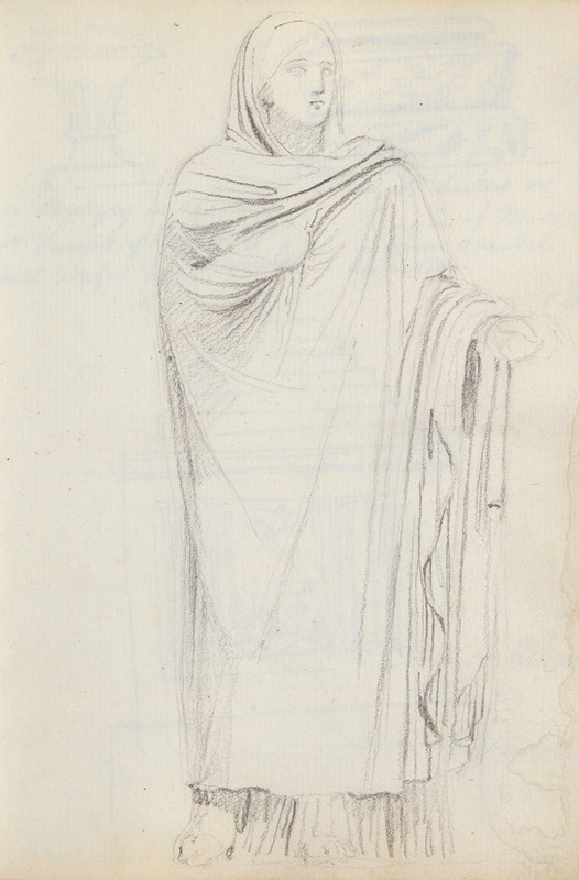 Aspasia, Priestess, Palazzo Giustiniani, Rome — John Flaxman