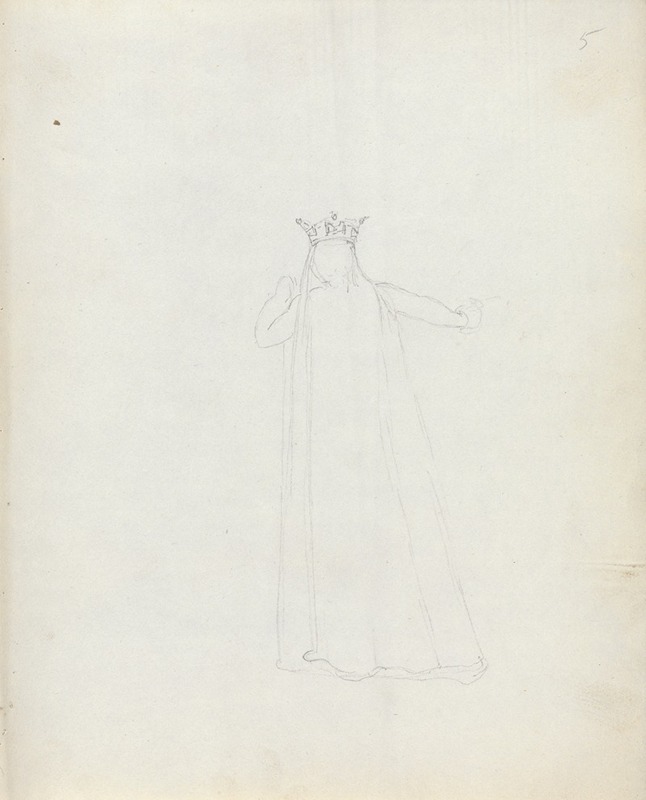 Back View of Mrs. Siddons by Джон Флаксмен, 1783 — digital art print download
