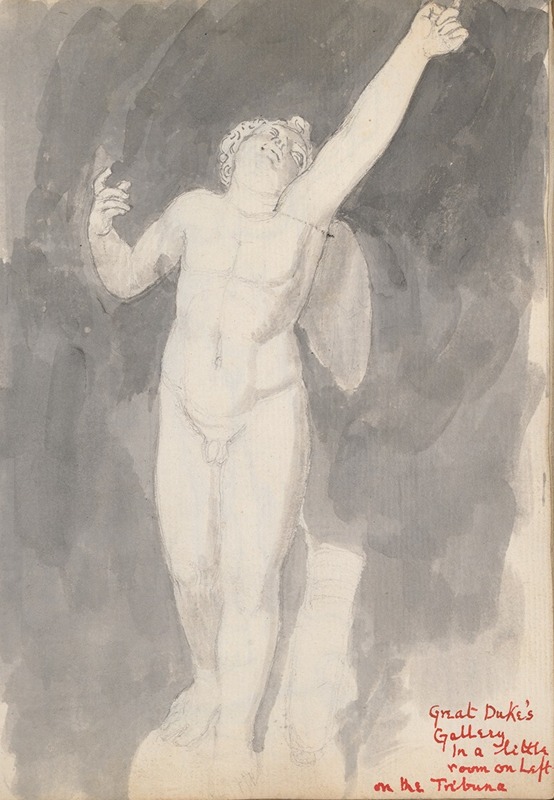 Cupid Shooting an Arrow, Uffizi, Florence — John Flaxman