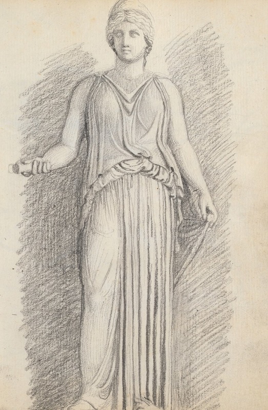 Minerva, Palazzo Giustiniani, Rome by Джон Флаксмен, 1787 — digital art print download