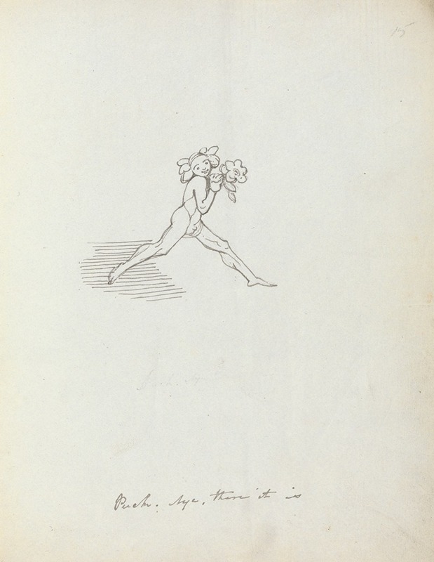 Puck. Aye, there it is by John Flaxman, 1783 — digital art print download