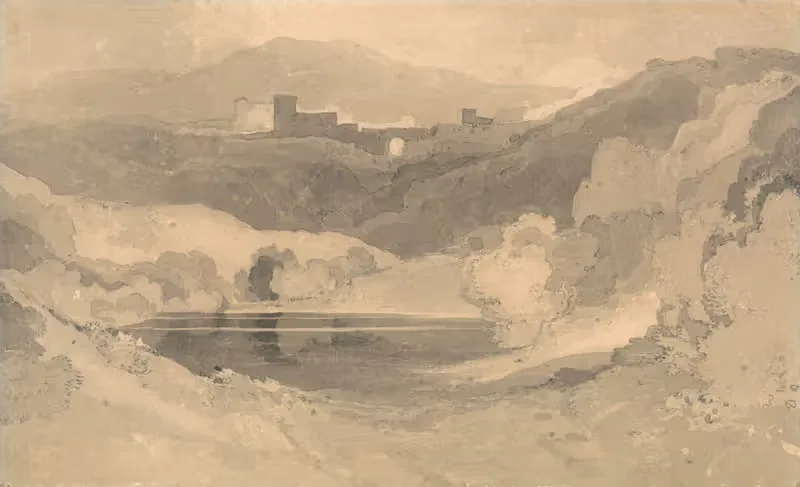 Castle in a Landscape by John Sell Cotman — digital art print download