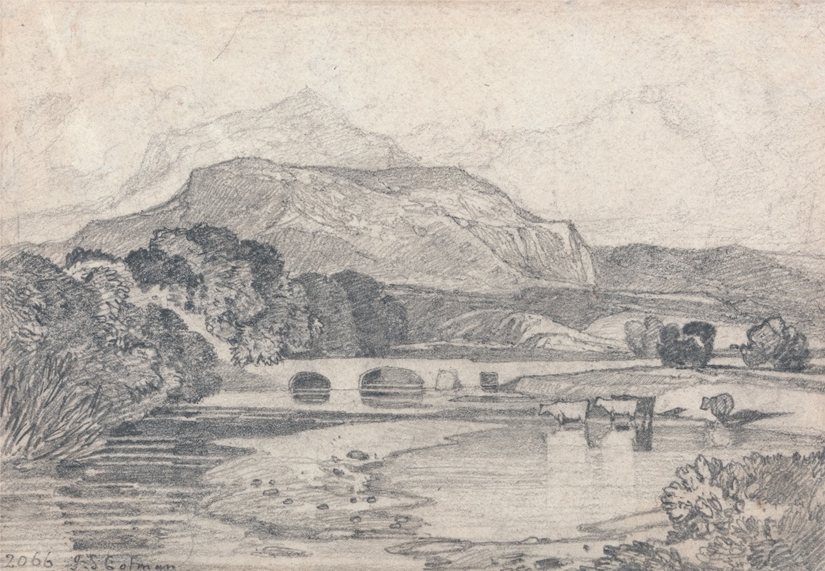 Tan-y-Bwlch, North Wales by Джон Селл Котман — digital art print download