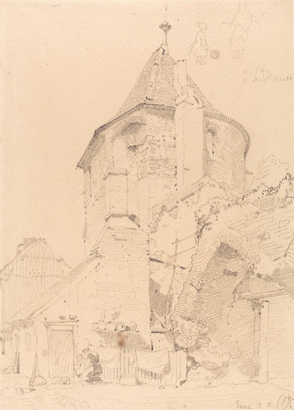 Yarmouth, the North-west Tower — John Sell Cotman