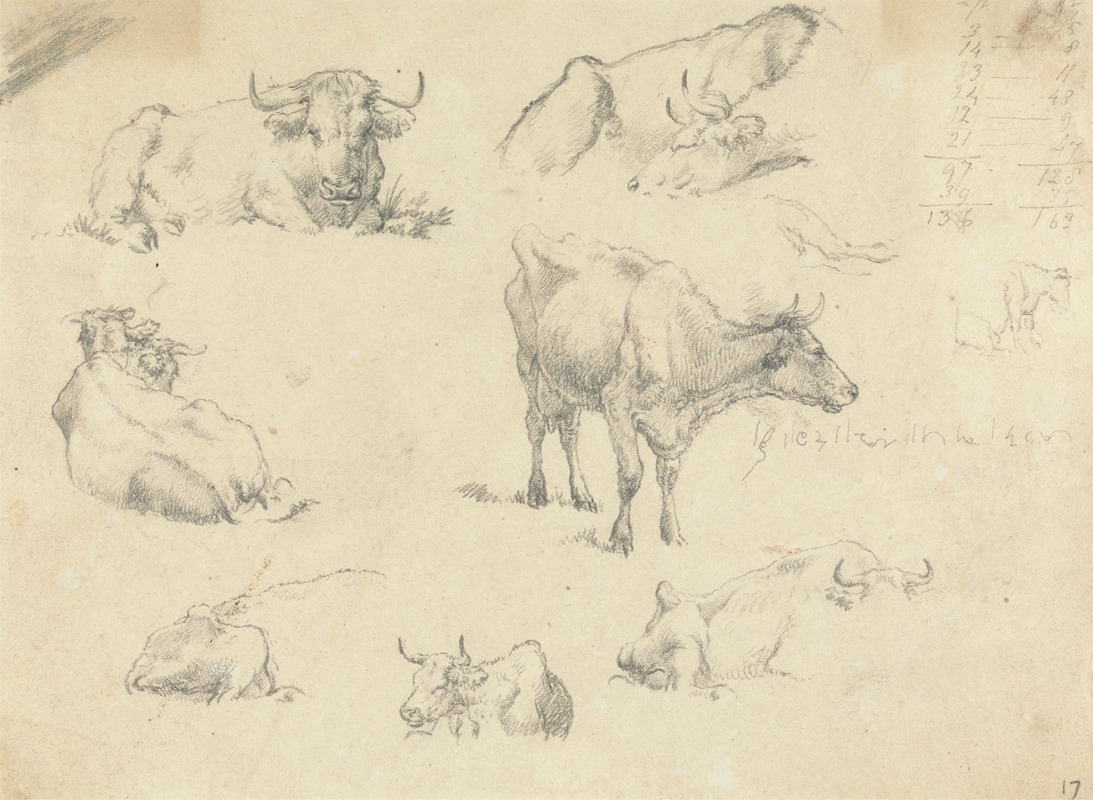 Cows From Various Angles by Роберт Хиллс — digital art print download