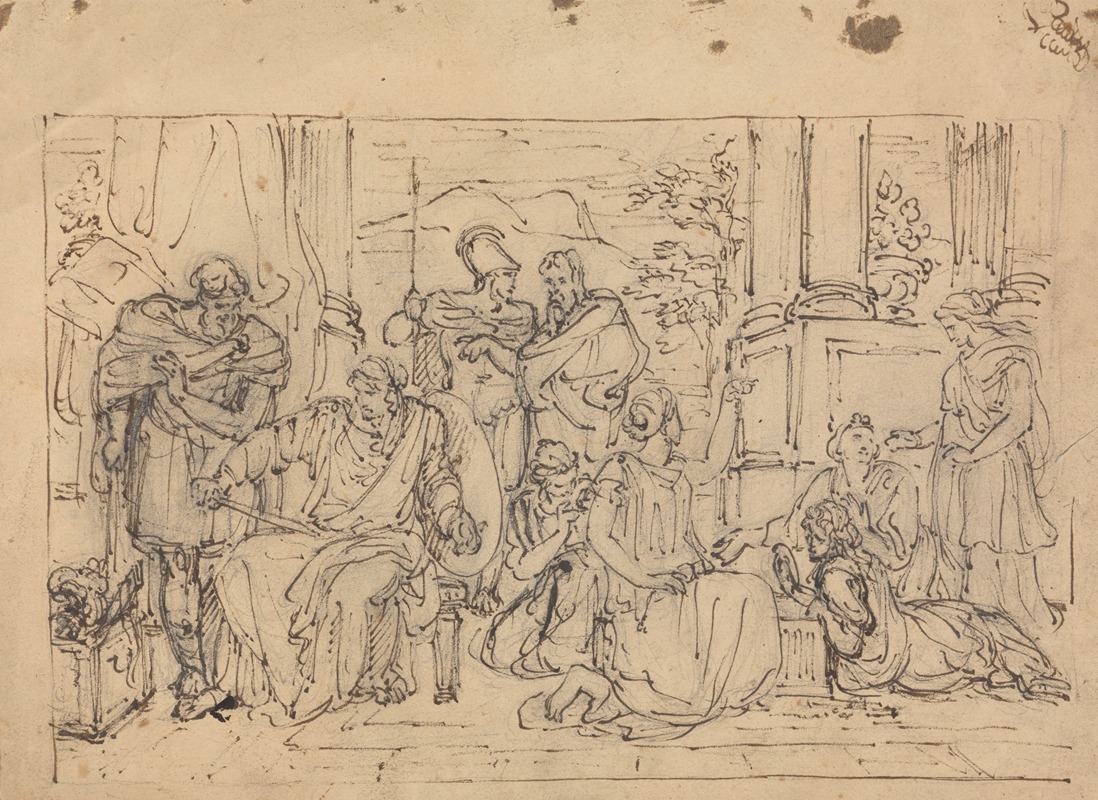 Scene from Timon of Athens — Robert Smirke