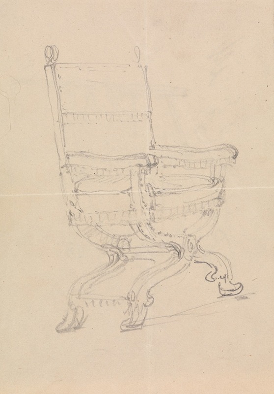 Study of a Chair by Роберт Смирк — digital art print download