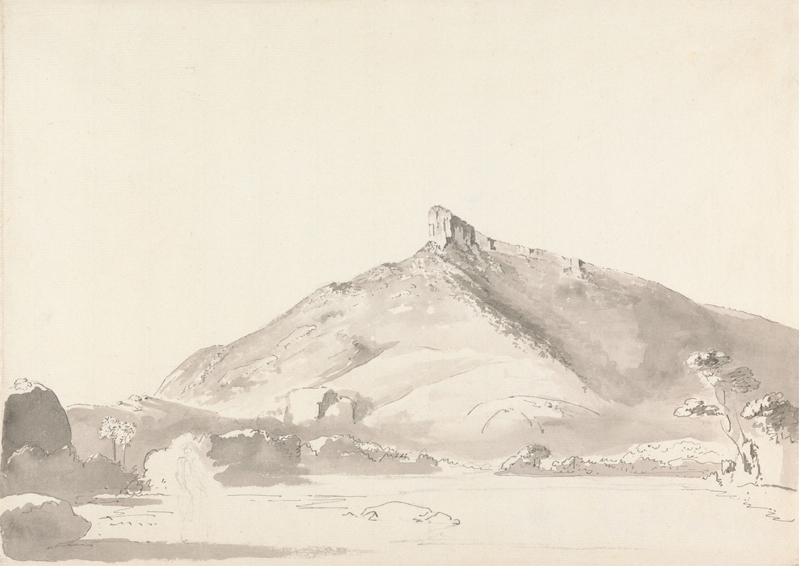 Ruined Fort on a Hill by Самуэль Дэвис — digital art print download