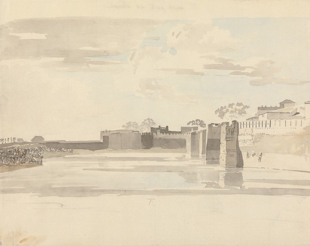 The East Gate at Tanjore (S. India) — Samuel Davis