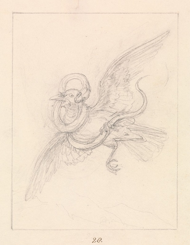 Raven and Snake by Samuel Howitt — digital art print download