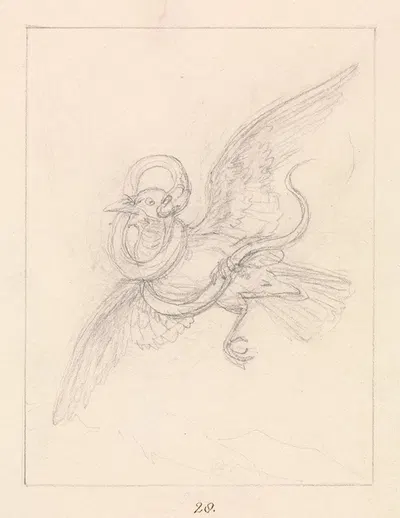 Raven and Snake by Samuel Howitt — digital art print download