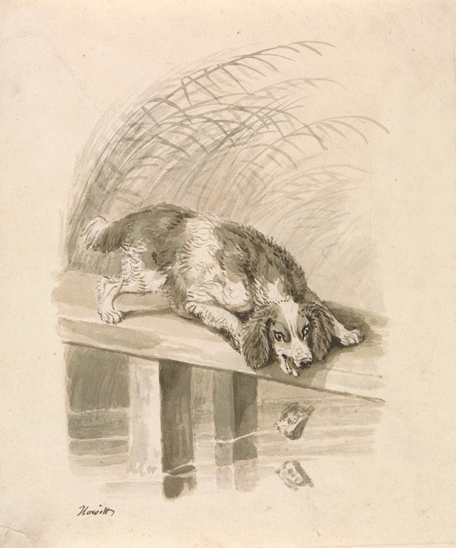 The Dog and The Shadow by Самуэль Ховитт — digital art print download