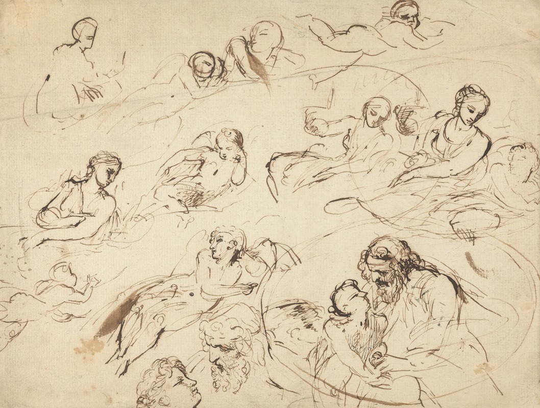 Study for Telemachus by Томас Стотард — digital art print download