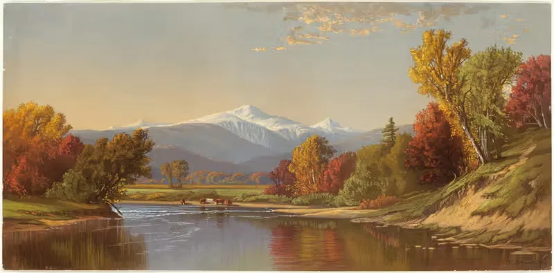 Late Autumn in the White Mountains — Alfred Thompson Bricher