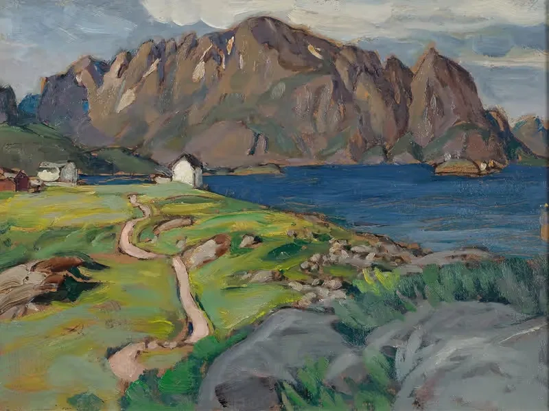 Summer, Store Molla. Study from Lofoten by Anna Boberg — digital art print download