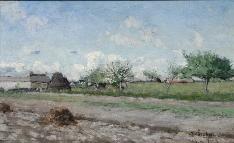Apple Tree in Flower. Motif from Barbizon — Axel Lindman