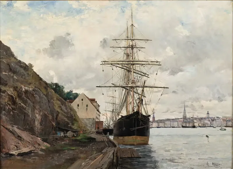 Sea Approach to Stockholm — Axel Lindman