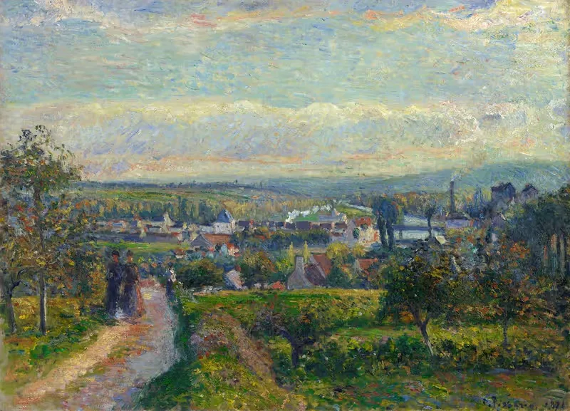 View of Saint-Ouen-l’Aumône — Camille Pissarro