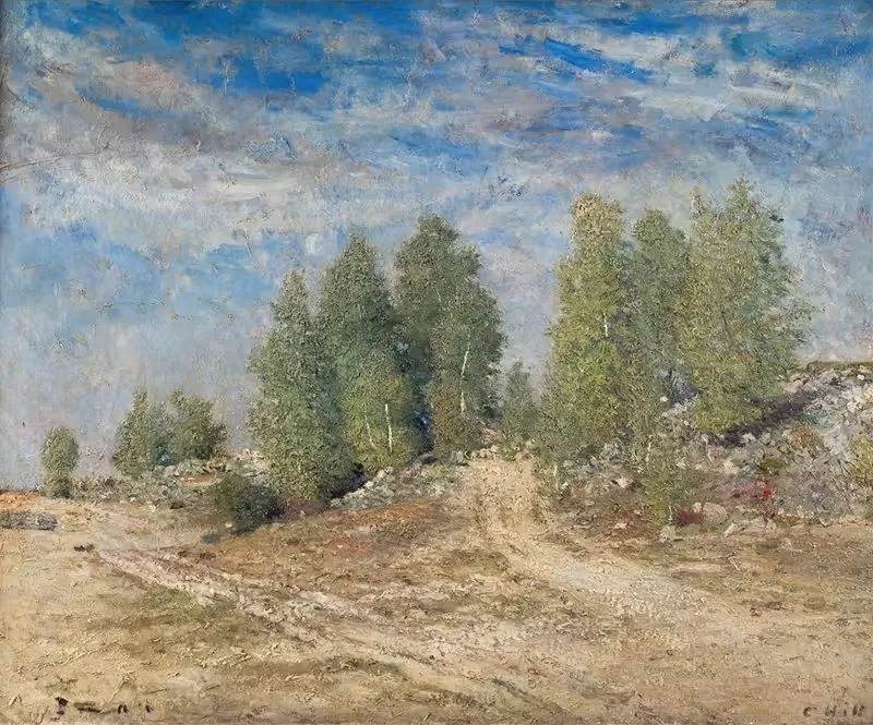 Гравийный склон by Карл Фредрик Хилл, 1876 — digital art print download