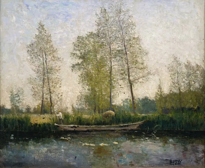 Сена. Мотив из Сен-Жермена by Карл Фредрик Хилл, 1877 — digital art print download