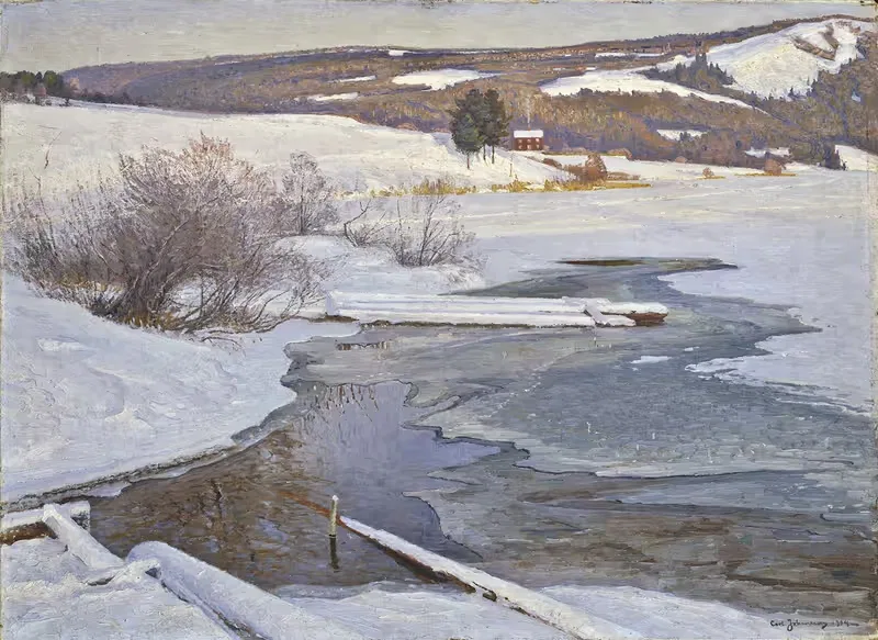 Холодный сентябрьский день в Медельпаде by Карл Йоханссон, 1904 — digital art print download