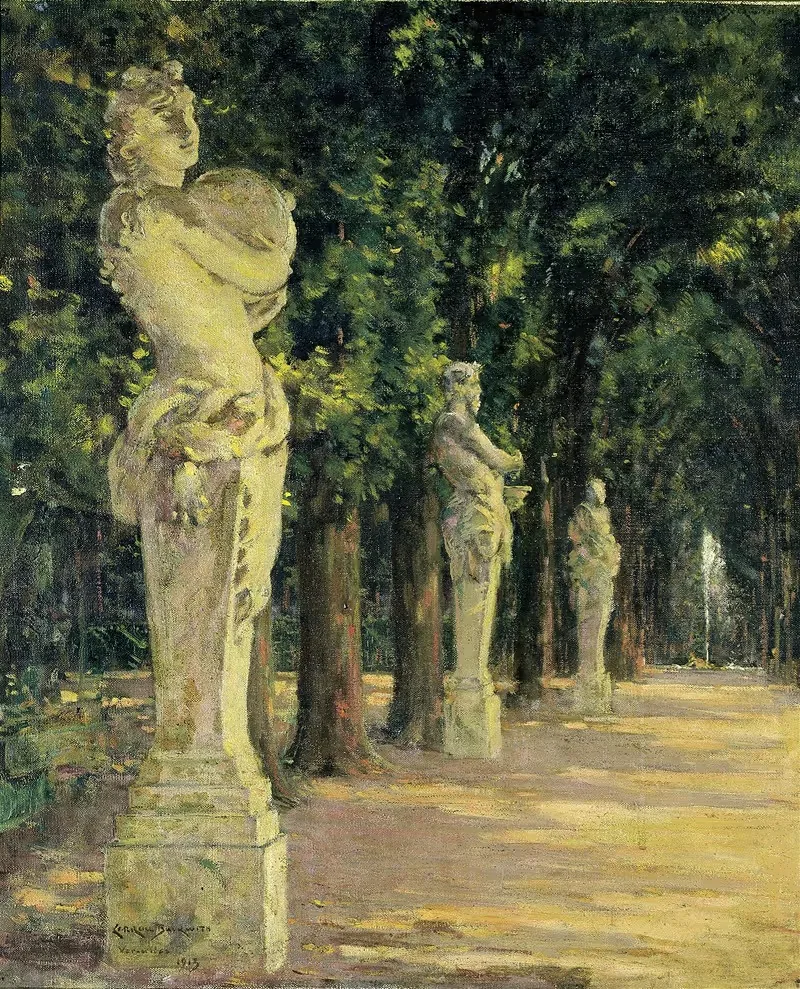 Аллея Лета, Версаль by Джеймс Кэрролл Беквит, 1913 — digital art print download