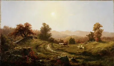 Landscape by Charles Herbert Moore, 1859 — digital art print download