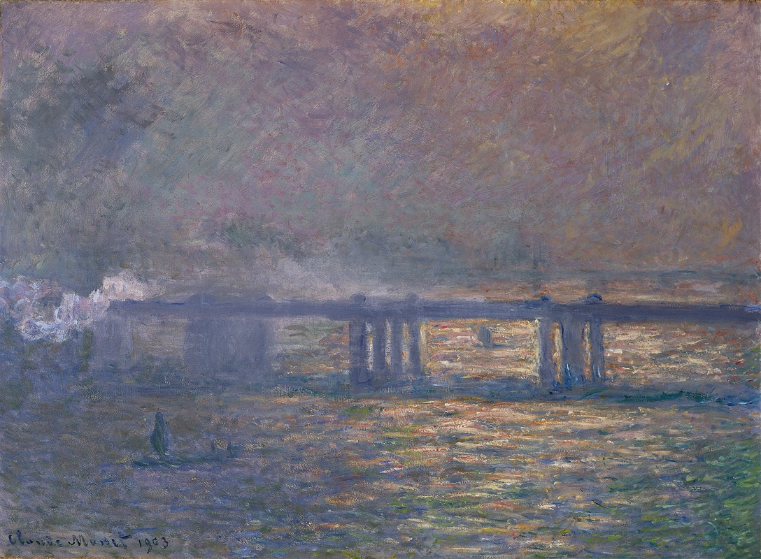 Мост Чаринг-Кросс by Клод Моне, 1903 — digital art print download