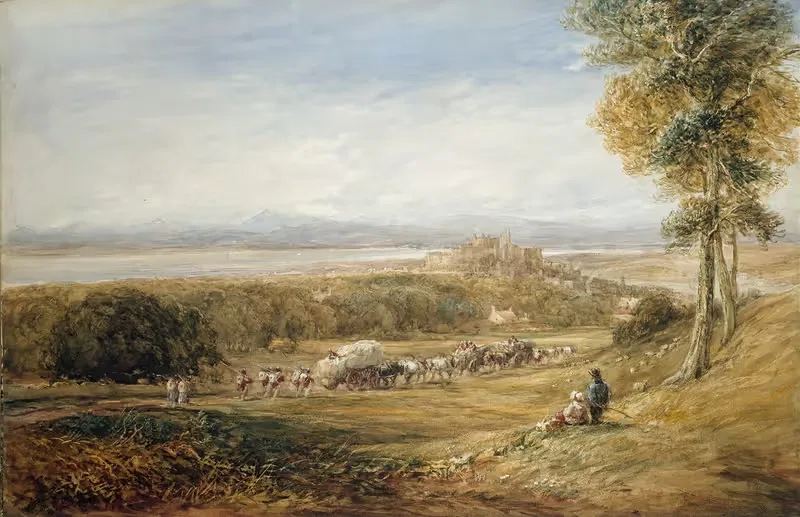 Lancaster, Peace and War by David Cox, 1842 — digital art print download