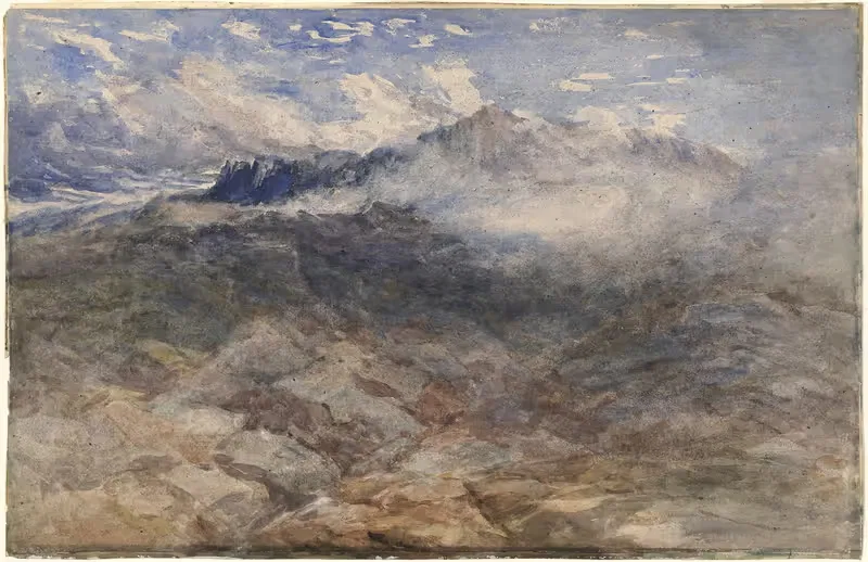 Горные высоты, Кадер Идрис by Дэвид Кокс, c. 1850 — digital art print download
