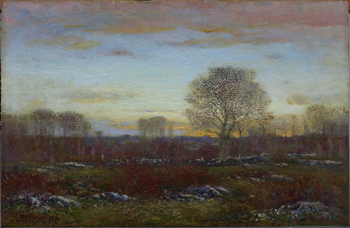 Twilight by Dwight William Tryon, 1918–1919 — digital art print download