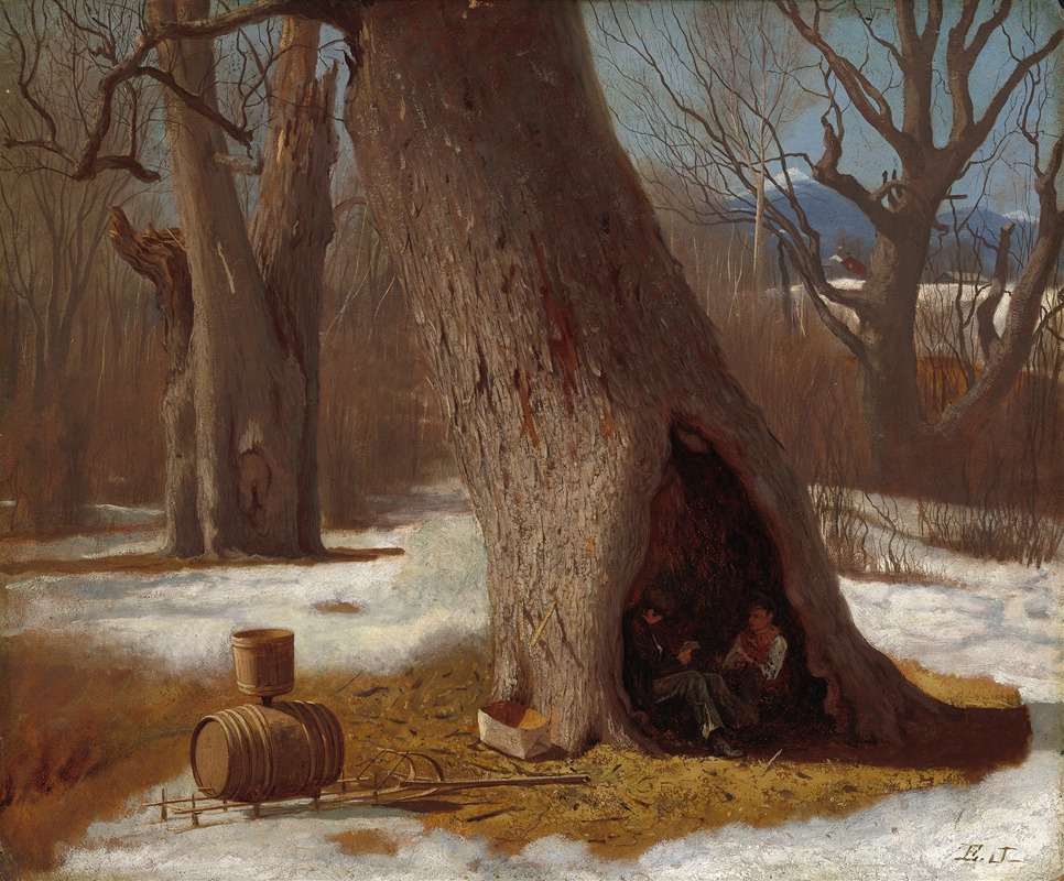 Прогульщики by Истмен Джонсон, c. 1870 — digital art print download