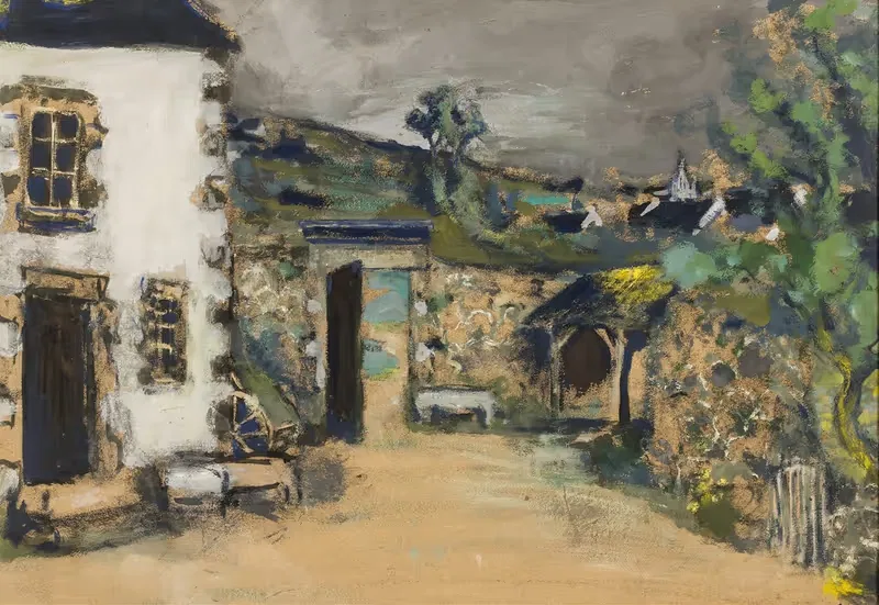The Farmhouse by Édouard Vuillard — digital art print download