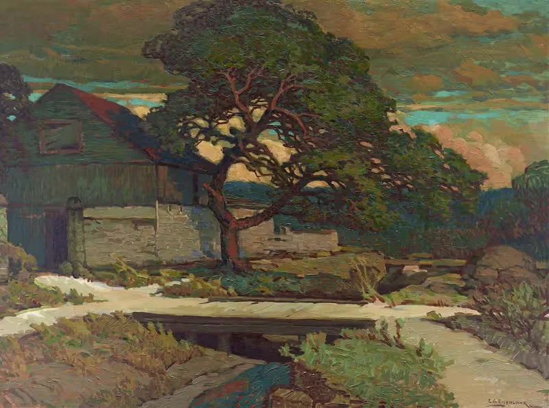 Corral at Fredericksburg, Nimitz Hotel — Edward G. Eisenlohr