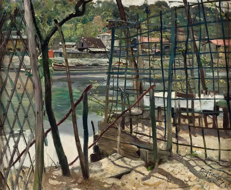 Landscape from Meudon, France — Eilif Peterssen