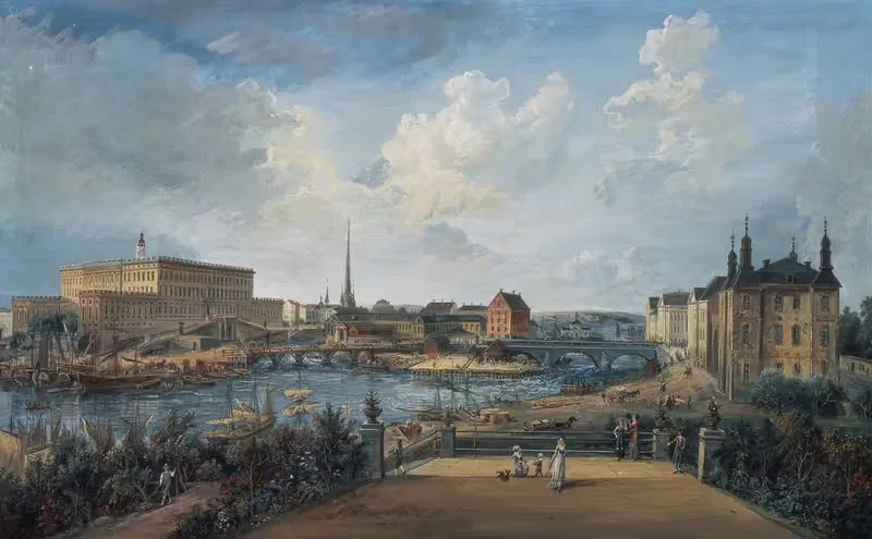 View of Stockholm IV — Elias Martin