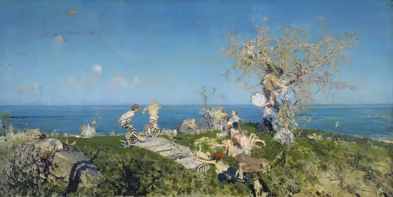 Весна и любовь by Франческо Паоло Микетти, 1878 — digital art print download