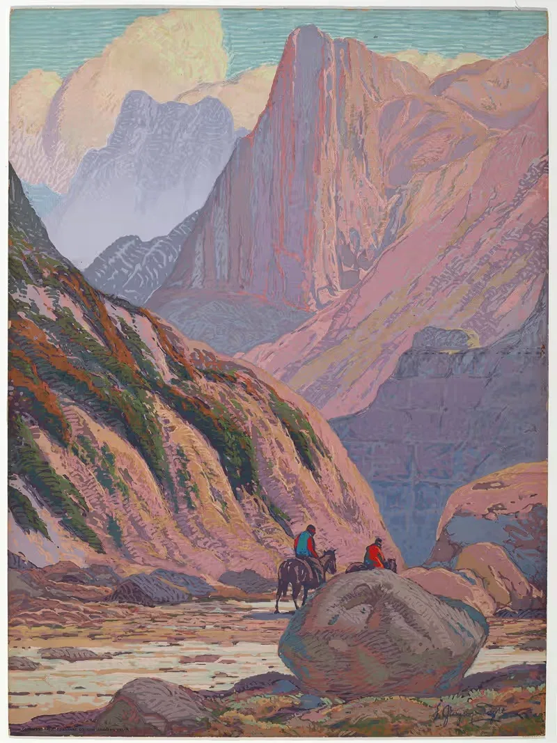Без названия (Каньон Аризоны) by Фред Грейсон Сэйр, 1923 — digital art print download