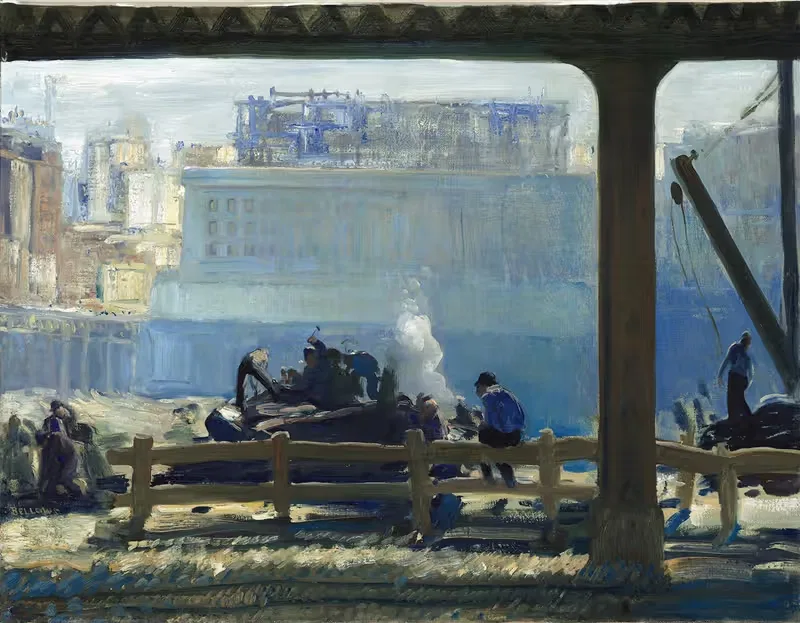 Голубое утро by Джордж Уэсли Беллоуз, 1909 — digital art print download