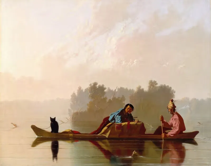 Fur Traders Descending the Missouri — George Caleb Bingham