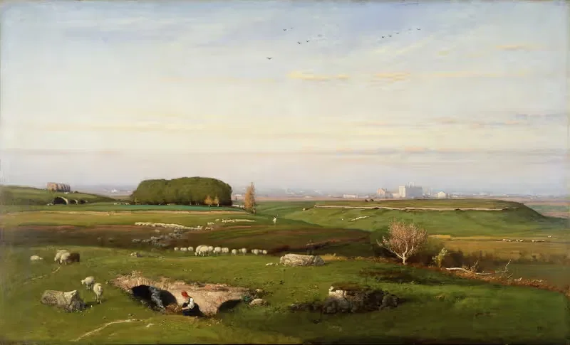 В Римской Кампании by Джордж Иннес, 1825–1894 — digital art print download