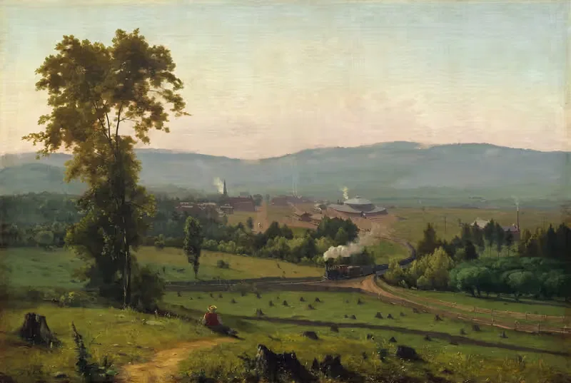 Долина Лакаванна by Джордж Иннес, c. 1856 — digital art print download