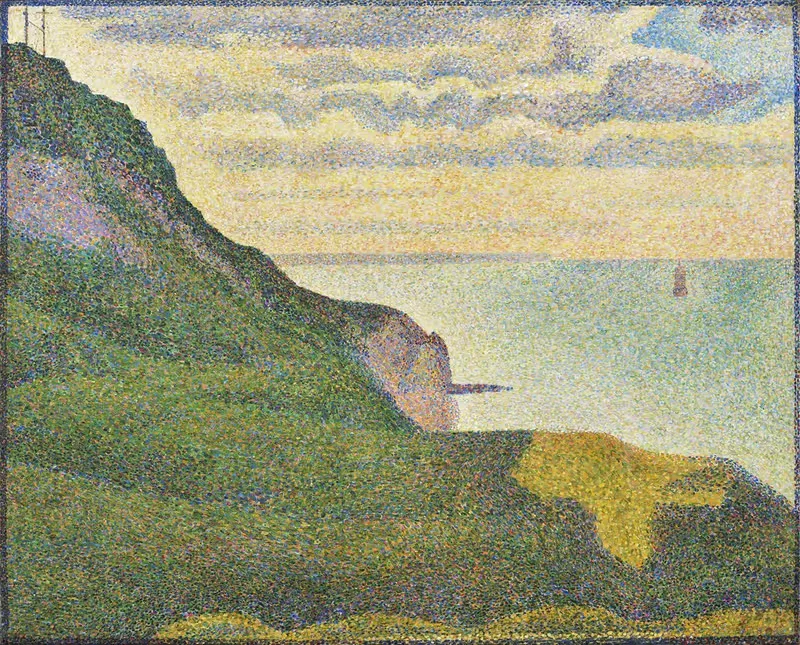 Seascape at Port-en-Bessin,Normandy — Georges Seurat