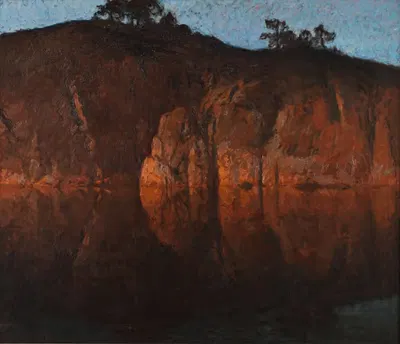 После заката. Мотив из архипелага by Готфрид Кальстениус, 1907 — digital art print download