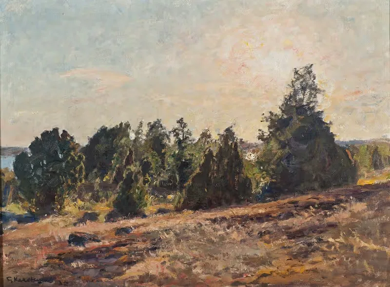 Towards Evening. Horsö in The Tjust archipelago — Gottfrid Kallstenius