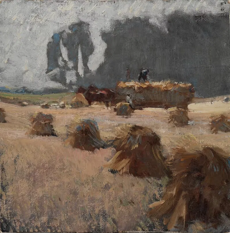 Время сбора урожая by Генри Келлер, c. 1903 — digital art print download